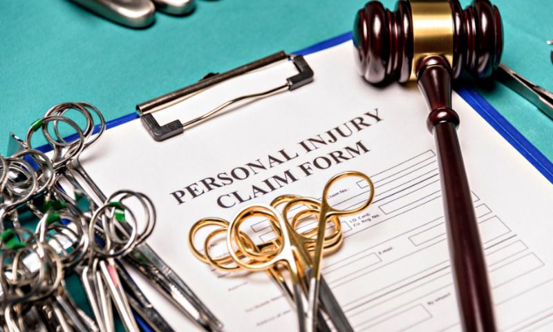 Perosnal injury Claim form in medical malpractice